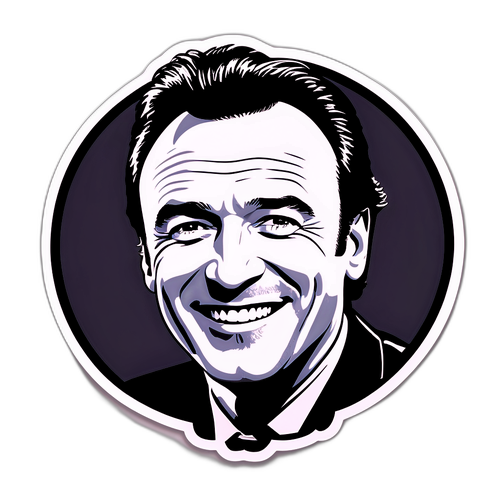 Minimalist porträtt av Julian McMahon