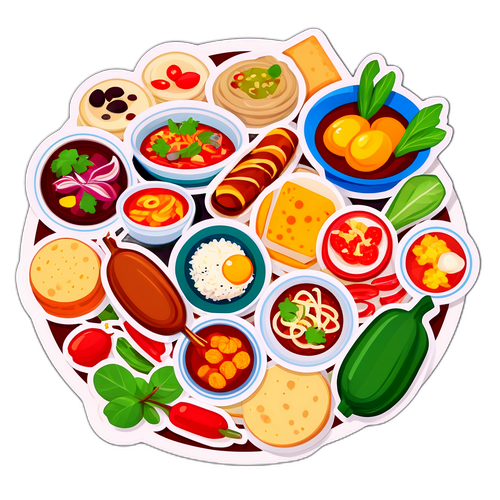 美食贴纸