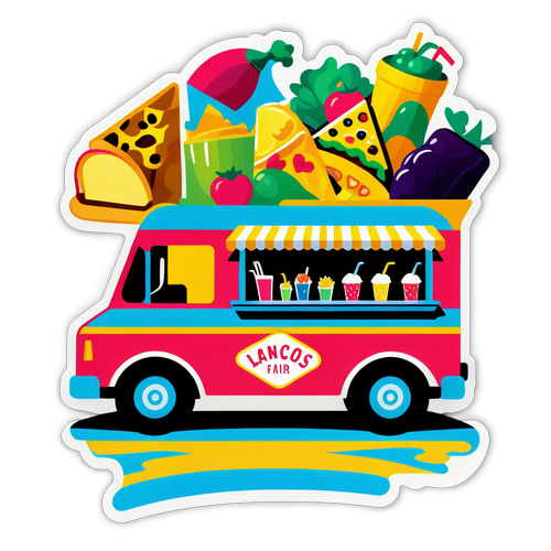 Colorful Food Truck Delight