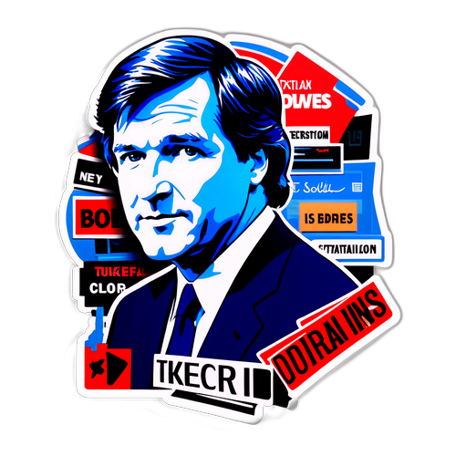 Bold Modern Silhouette Sticker