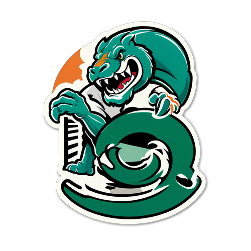 Tulane vs Florida College Football Sticker