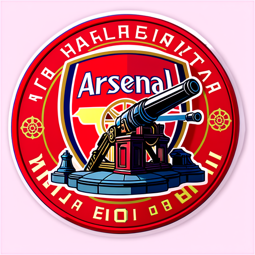 Pandangan Mengagumkan! Logo Arsenal Dengan Senapang & Jam Highbury yang Menyentuh Sejarah!