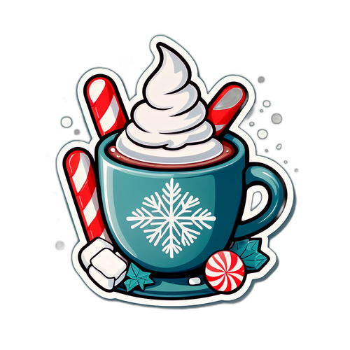 सर्दियों का आरामदायक माहौल: गर्म कोको का कप