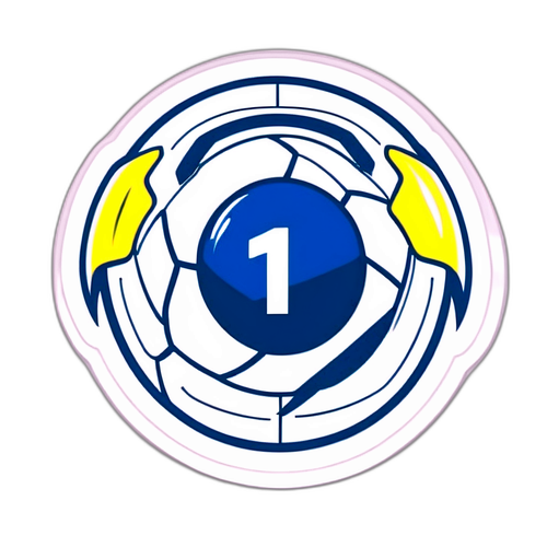 Design cu un cronometru și minge de fotbal