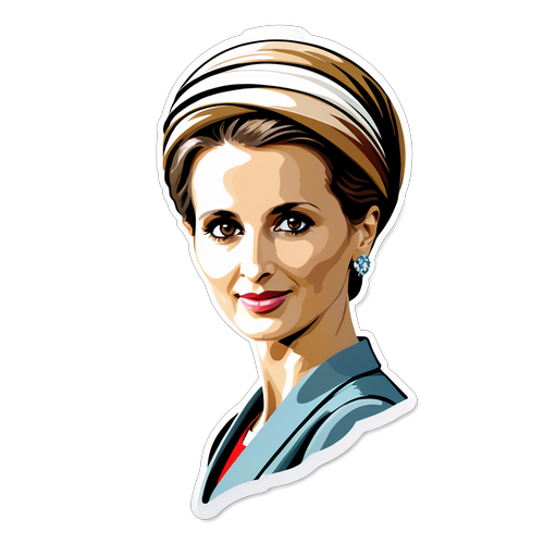 Elegant design av Asma al-Assad