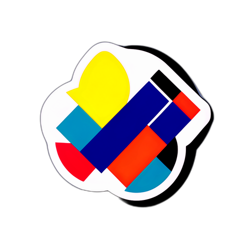 Creatieve Modernistische Sticker