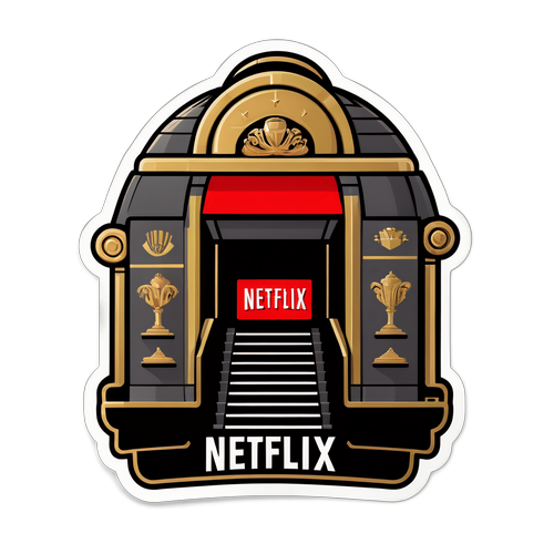 Luxusní bunker s logem Netflix