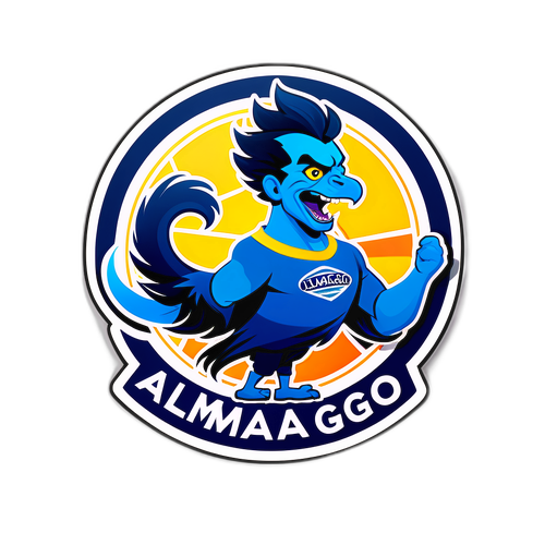 Diseño de Sticker Representando a los Fans de Almagro