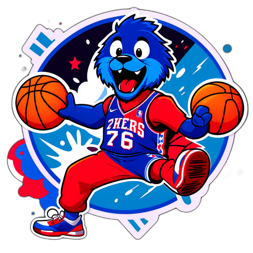 Energetikong Representasyon ng Maskot ng 76ers