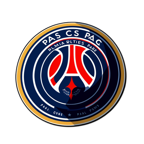 Saatnya Bergembira! Sticker Bergaya PSG dengan Logo & Warna yang Memikat!