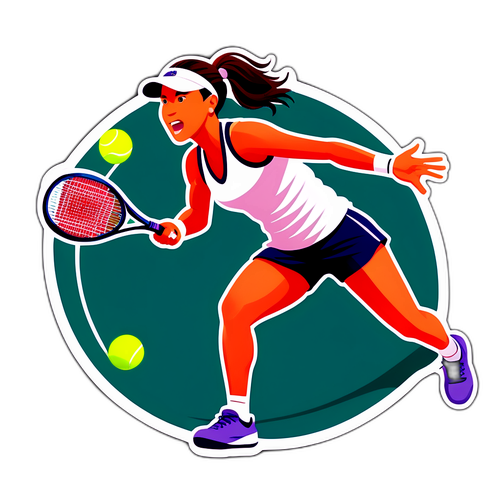 Wuhan Open 2025 - Naklejka Tenisowa