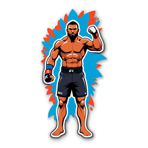 Ilustração de Lutador de UFC