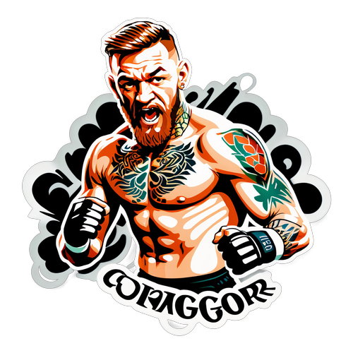 Conor McGregor v Akci: Úžasný Stylizovaný Portret, který Vás Ohromí!