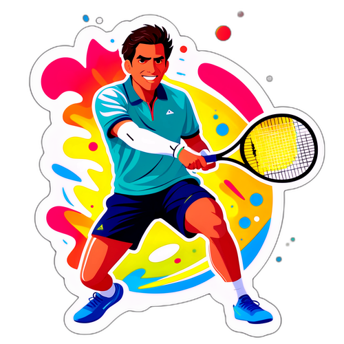 Juan Manuel Cerúndolo Giocando a Tennis