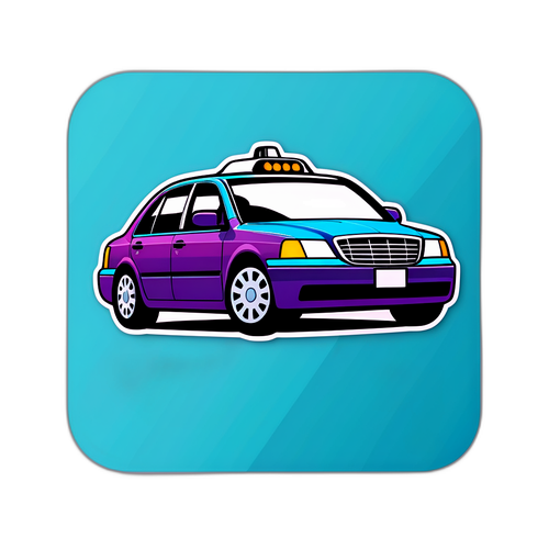 Uberbil i stadsmiljö