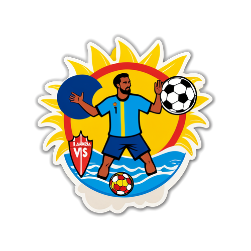 Sticker Las Palmas vs Barcelona