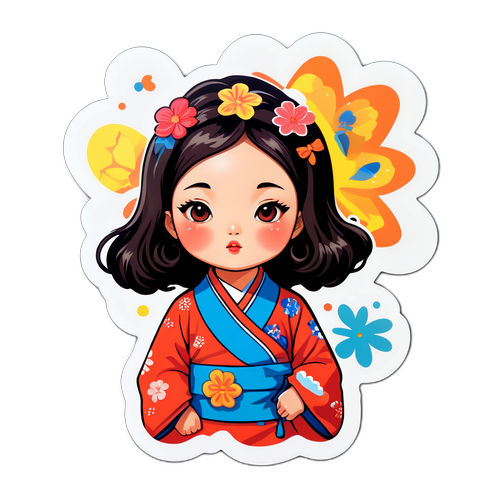 김건희 관련 오리지널 아트 스티커