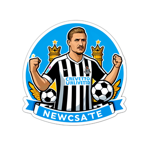 뉴캐슬 유나이티드의 전설적인 업적 기념 스티커