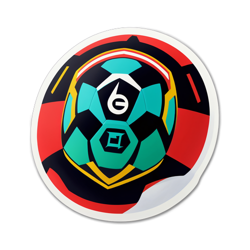 Elazığspor'un Renkleriyle Dolu Futbol Temalı Şaşırtıcı Sticker Tasarımı!