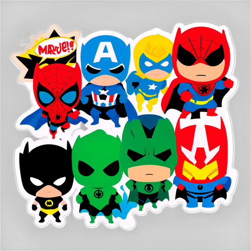 Découvrez le Sticker Marvel qui Fera Craquer Tous les Fans de Super-Héros !