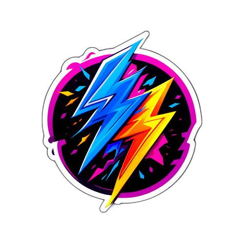 Representação estilizada do logo Thunder