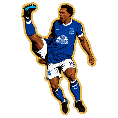 Ngất Ngây Trước Màu Xanh! Khám Phá Sticker Everton Đầy Ấn Tượng Với Những Ngôi Sao Bóng Đá!