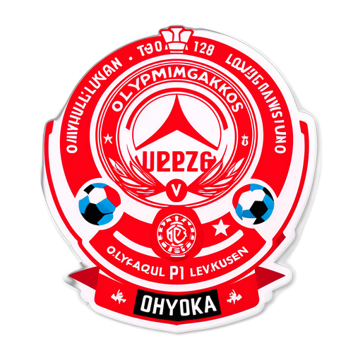 Vzrušující nálepka k utkání Olympiakos vs. Leverkusen