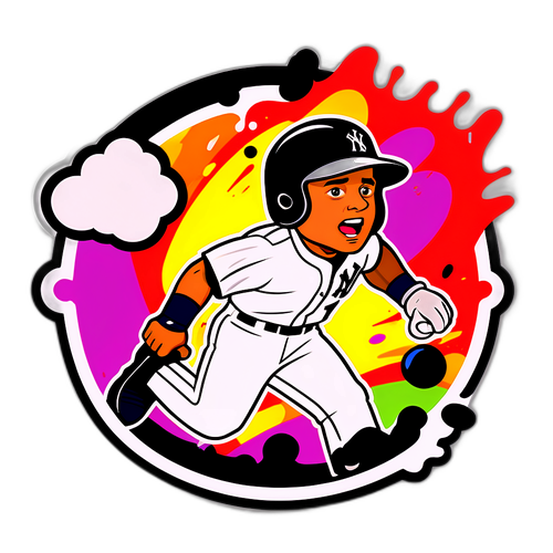 Fun Cartoon of A-Rod Sliding into Home Plate