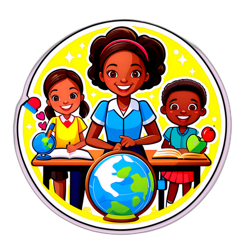 Sticker Ceria di Kelas