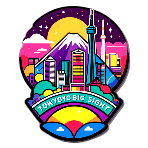 東京ビッグサイトのカラフルバナーシール