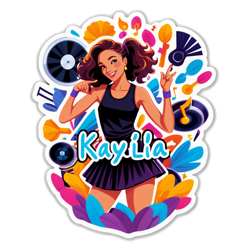 Incredibil! Sticker-ul Vibrant cu Kaylia Nemour Care Îți Va Fura Inima!