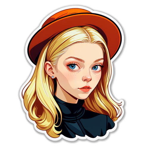 Muling Buhayin ang Sining: Hunter Schafer Sticker na Magdadala sa Iyong Individualidad at Suporta!