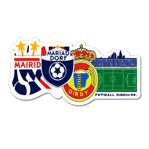 Madrid Derby Sticker