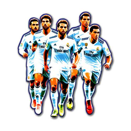 Real Madrid Players in Action