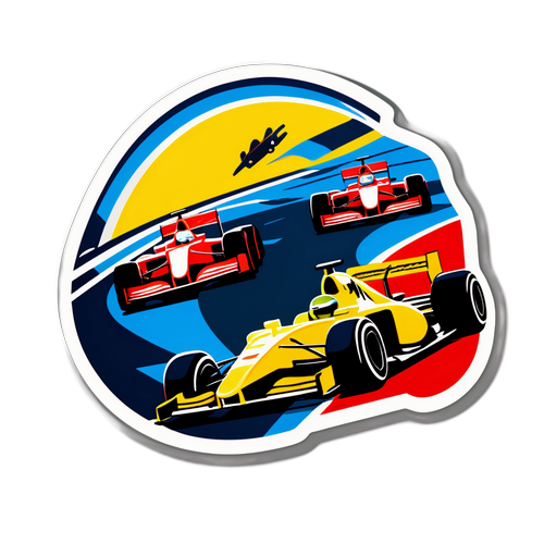 F1 레이싱 스티커