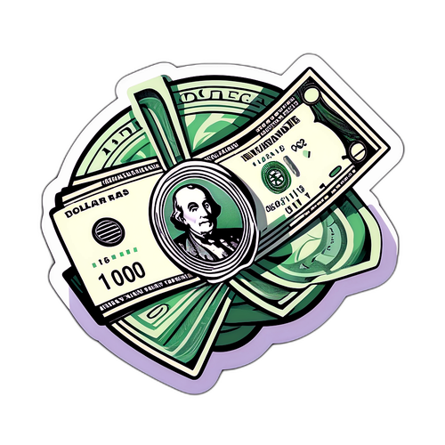 Adesivo do Câmbio do Dólar