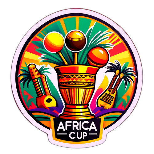 Кубок Африки з яскравим тропічним декором
