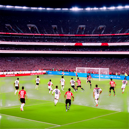 ¡Increíble Batalla en el Campo! River Plate vs Olimpia: La Pasión del Fútbol al Máximo