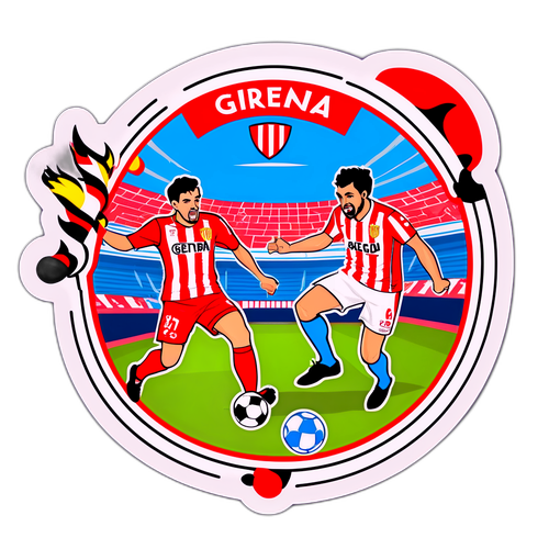 สติ๊กเกอร์การแข่งขันระหว่างจิโรนาและเกตาเฟ่