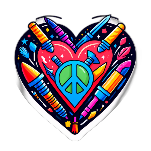 Våben i hjertet for fred