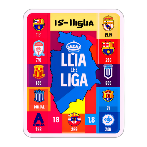 Sticker bảng xếp hạng La Liga