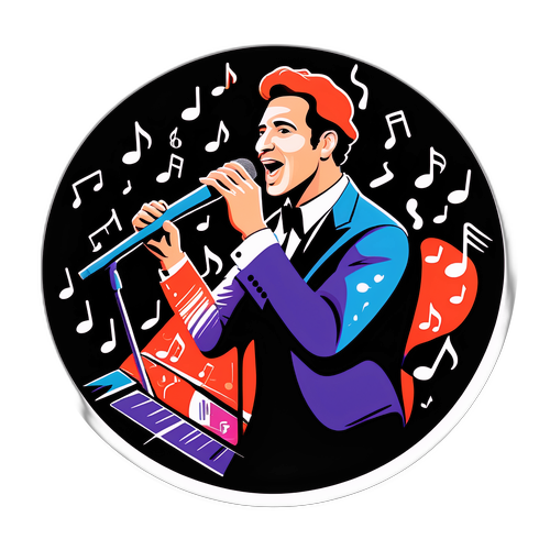 Sticker von Marc Terenzi als Sänger und Entertainer