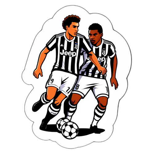 Thiết kế sticker cầu thủ Juventus