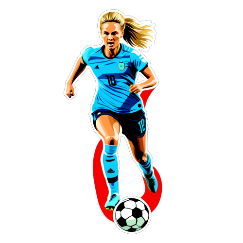 Energetisk sticker af Pernille Harder