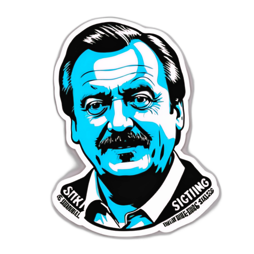 Sticker mit Hans Sigl