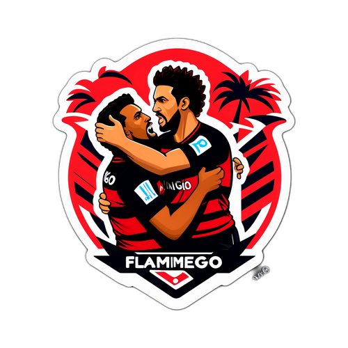 Flamengo ve Atlético Mineiro Maçı Stickerı