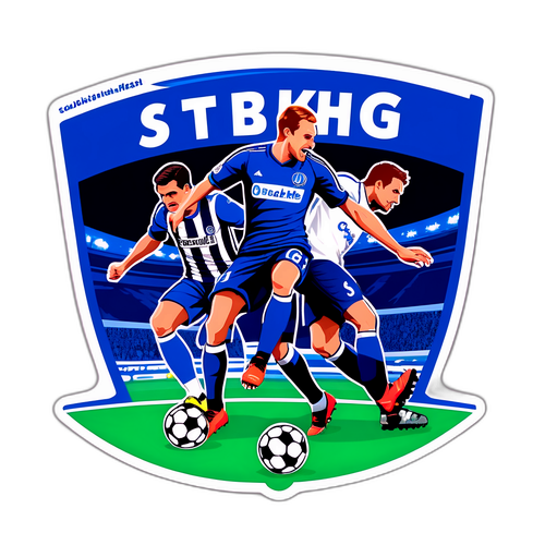 Schalke-Hertha mérkőzés jelenete