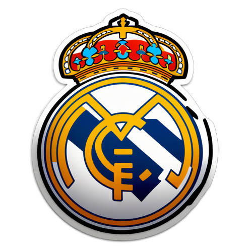 Sticker ya Soka ya Real Madrid