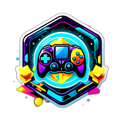 Futuristisk klistremerke for Game Awards 2025