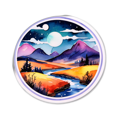 Ένα εκφραστικό υδατογραφικό πορτρέτο των μελαγχολικών τοπίων